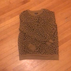 Cheetah Print Forever 21 Sweatshirt